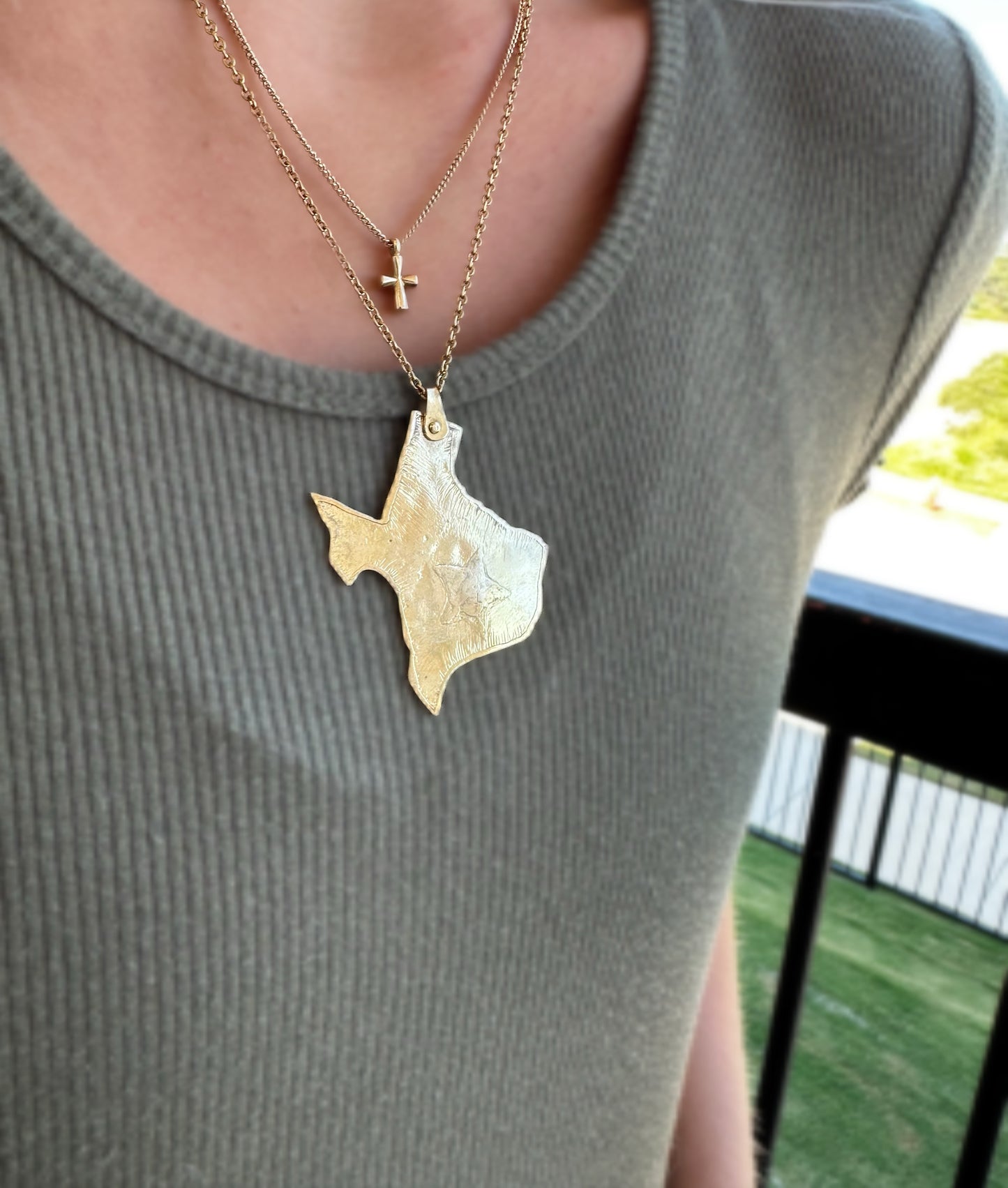 Handmade Texas with Etched Star